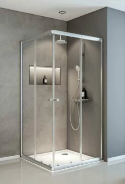 Schulte Sunny Eckeinstieg Promo Variabel 75 X 75 - 90 X 90 Cm H 180 Cm