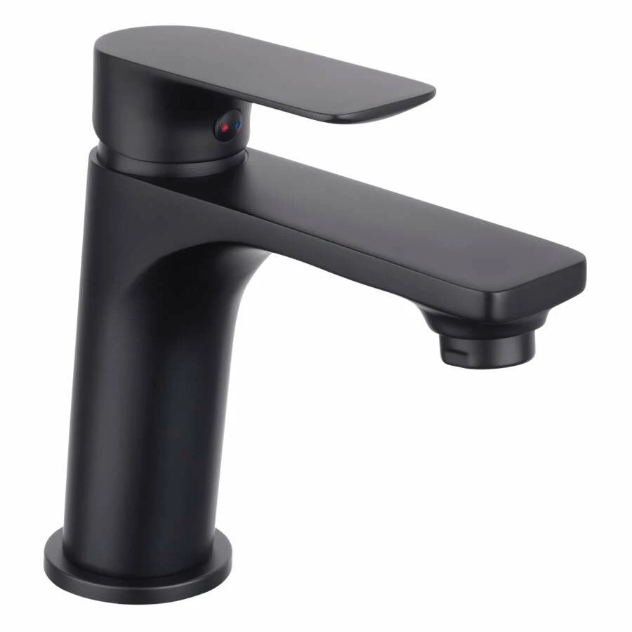 CORNAT Waschtisch-Einhebelmischer NOIR ROUND Schwarz Matt