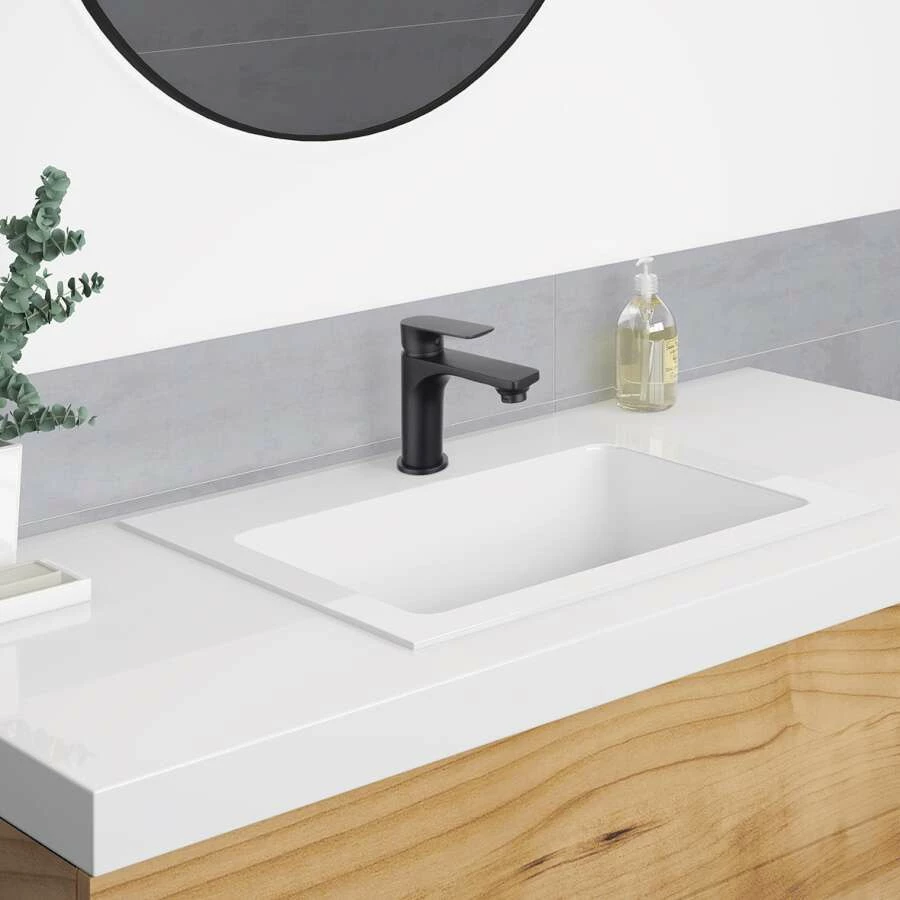 CORNAT Waschtisch-Einhebelmischer NOIR ROUND Schwarz Matt – Bild 3