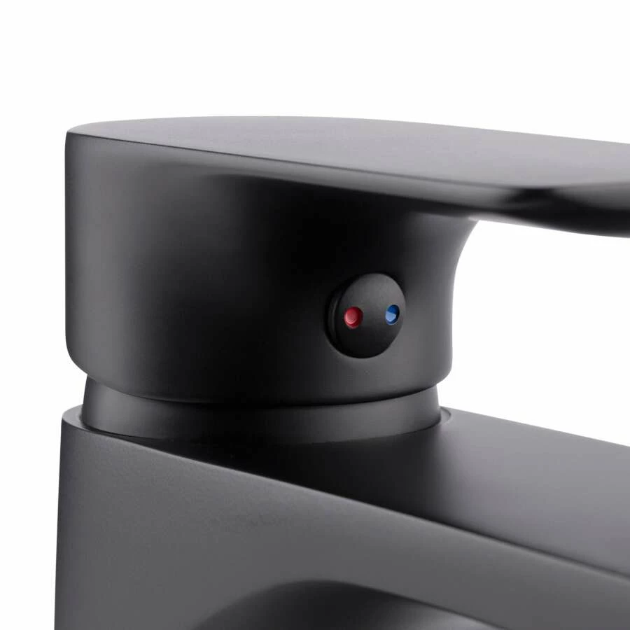 CORNAT Waschtisch-Einhebelmischer NOIR ROUND Schwarz Matt – Bild 5