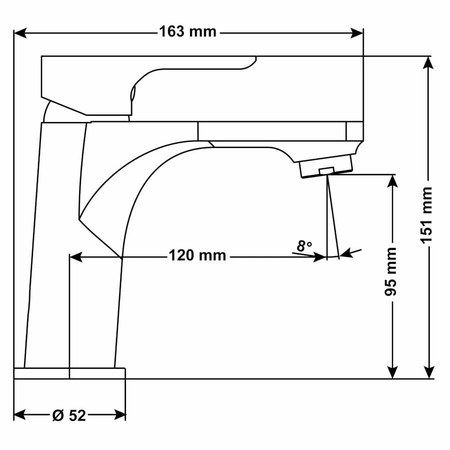 CORNAT Waschtisch-Einhebelmischer NOIR ROUND Schwarz Matt – Bild 10