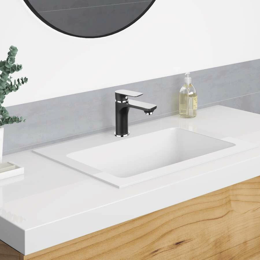 CORNAT Waschtisch-Einhebelmischer NOIR Schwarz Matt – Bild 3