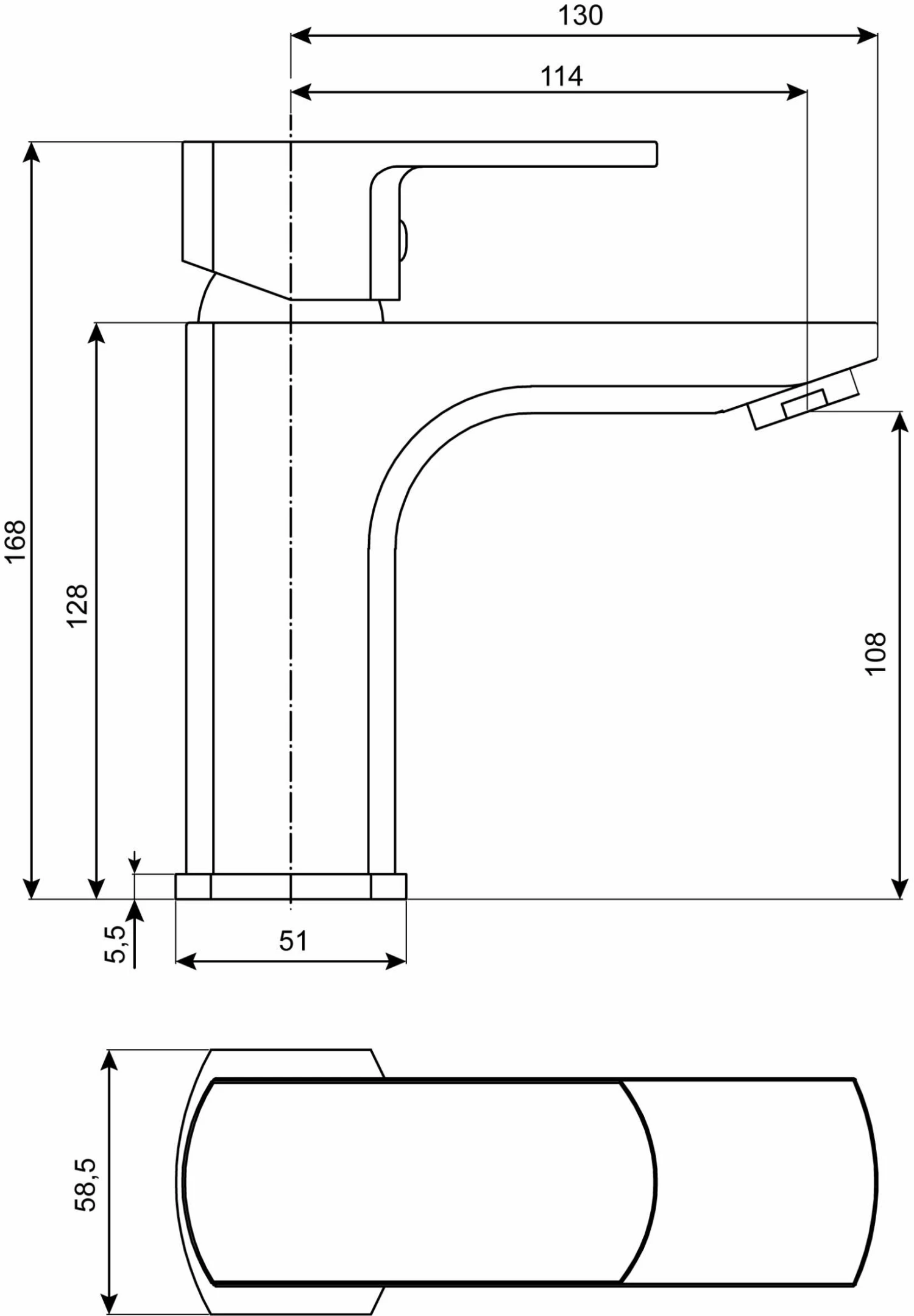 CORNAT Waschtisch-Einhebelmischer SAINT – Bild 2