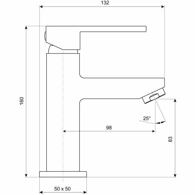 CORNAT Waschtisch-Einhebelmischer SINTRA â Bild 2