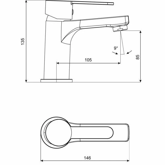 CORNAT Waschtisch-Einhebelmischer BARRIO – Bild 2