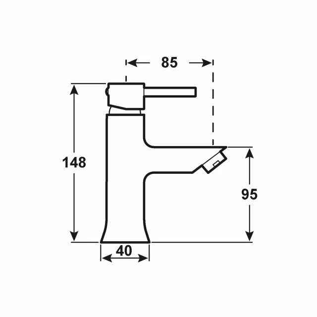 CORNAT Waschtisch-Einhebelmischer CAZIN – Bild 2