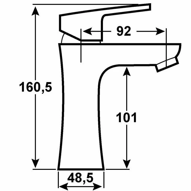 CORNAT Waschtisch-Einhebelmischer ESPERA – Bild 2
