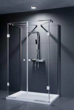 Dusar Palladium Neo U-Kabine Drehtüren Mit Seitenwänden 120 X 80 H 190 Nano