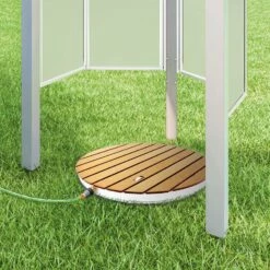 Breuer Fontana Bodendusche Gartendusche Outdoor Dusche Rund