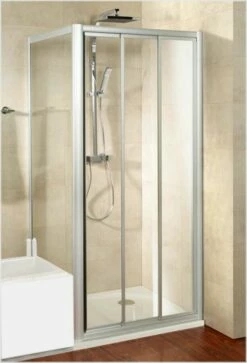 Schulte Kristall/Trend Gleittür 3-teilig Für Verkürzte Seitenwand