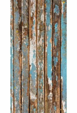 Duschmeister Duschrückwand Struktur Altholz Türkis