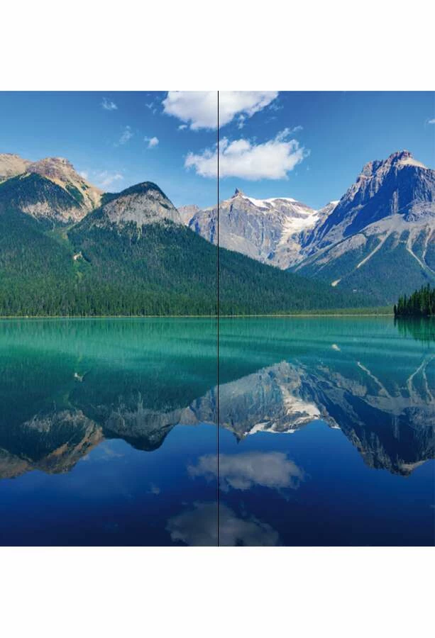 Duschmeister Duschrückwand Motiv Set Bergsee