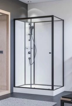 Breuer Komplettdusche Schiebetür Mit Seitenwand BR100 900 X 1200 Anschlag Links