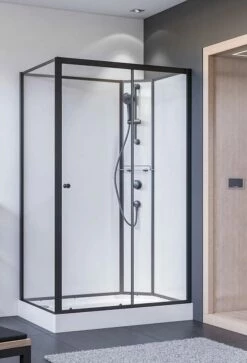 Breuer Komplettdusche Schiebetür Mit Seitenwand BR100 900 X 1200 Anschlag Rechts