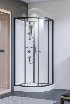 Breuer Komplettdusche Schiebetür BR200 900 X 900 Radius 550