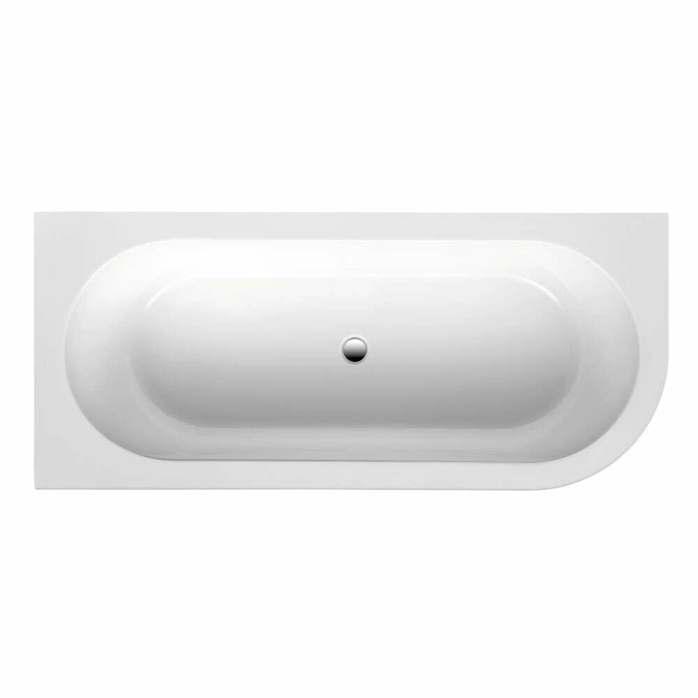 Ottofond Badewanne Modena Corner Schwarz Weiß Rechts 178 X 78 Cm – Bild 2