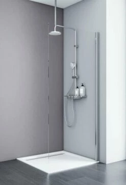 Schulte Alexa Style 2.0 Duschwand Walk-In 5 Mm Mit Deckenstrebe