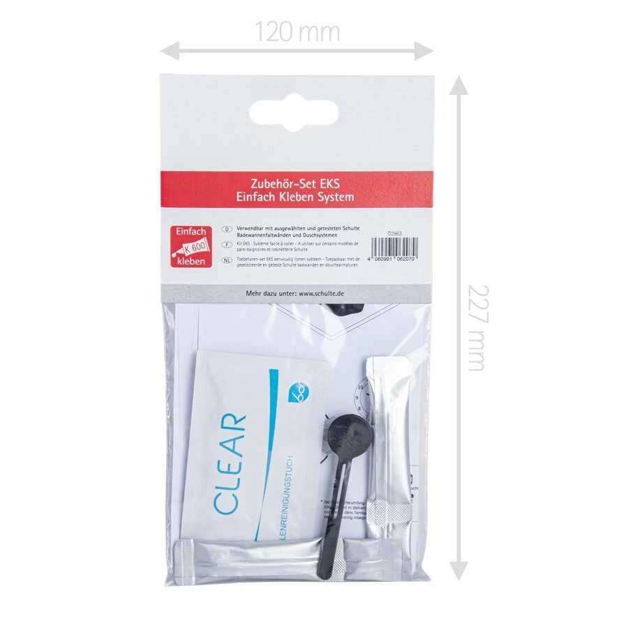 4x Schulte Kleber K600 Einfach Kleben System Für Alexa Style 2.0 Drehtür – Bild 3