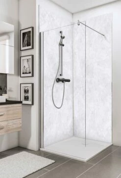 Schulte Decodesign Duschrückwand Dekor Softtouch, Stein Marmor-hell