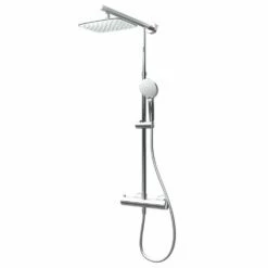 Schulte Duschmaster Classic Rain Eckig Mit Thermostat White Style