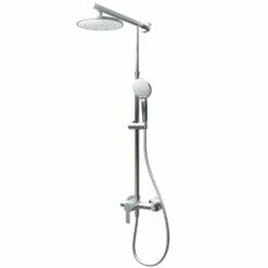 Schulte Duschmaster Classic Rain Rund Mit Einhebelmischer White Style