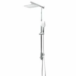 Schulte Duschmaster Classic Rain Eckig Mit Umsteller White Style