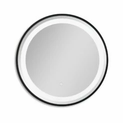 Duschmeister Sano 139 Leuchtspiegel Schwarz 60 Cm