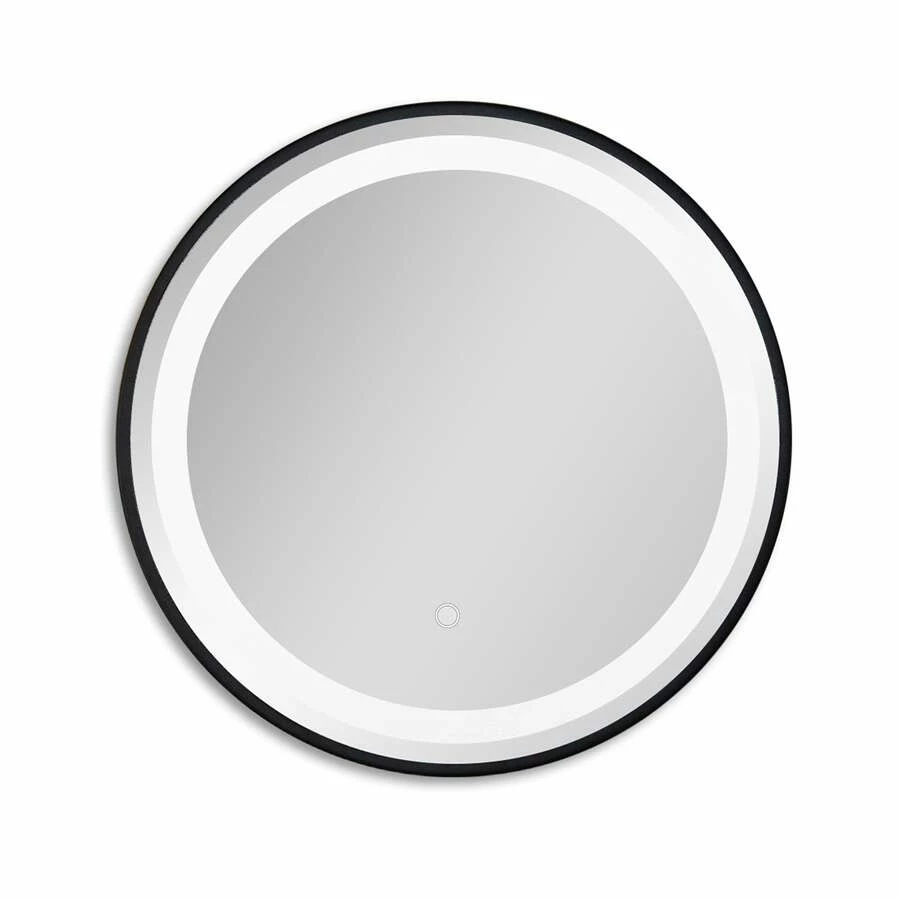 Duschmeister Sano 139 Leuchtspiegel Schwarz 60 Cm