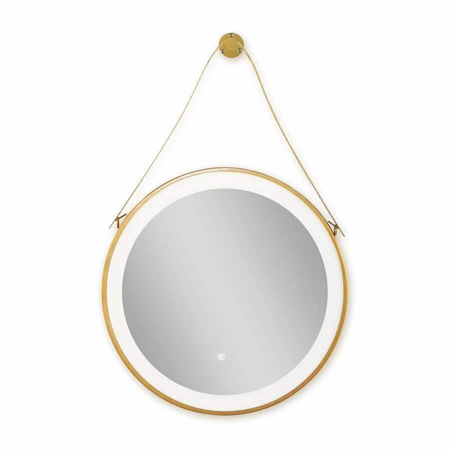 Duschmeister Sano 140 Leuchtspiegel Gold 60 Cm