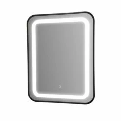 Duschmeister Sano 121 Leuchtspiegel Schwarz 60 X 80 Cm