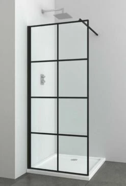 Duschmeister Sano 116 Walk In 90 Schwarz