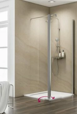 Schulte MasterClass Duschwand Walk In Mit Beweglichem Element Express Plus