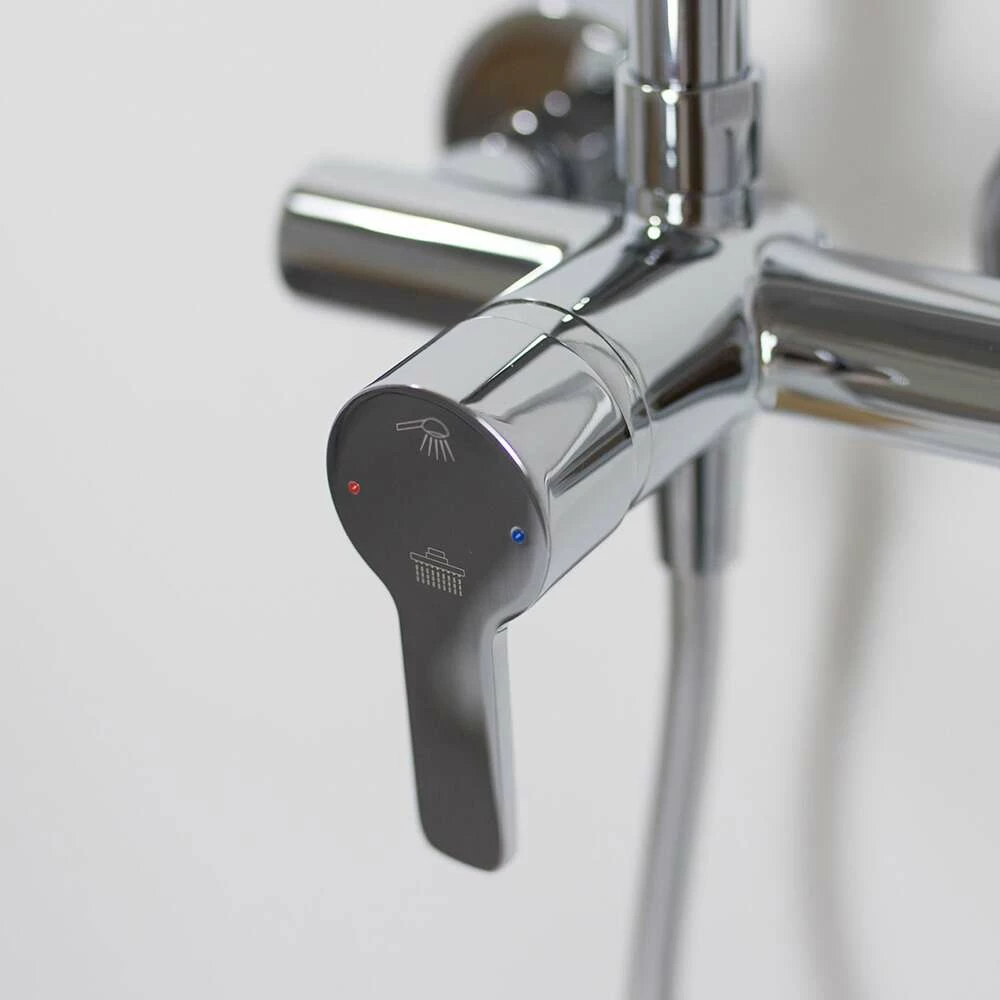 Breuer Aquamaxx 310 Mit Einhebelmischer, Kopfbrause Eckig – Bild 3