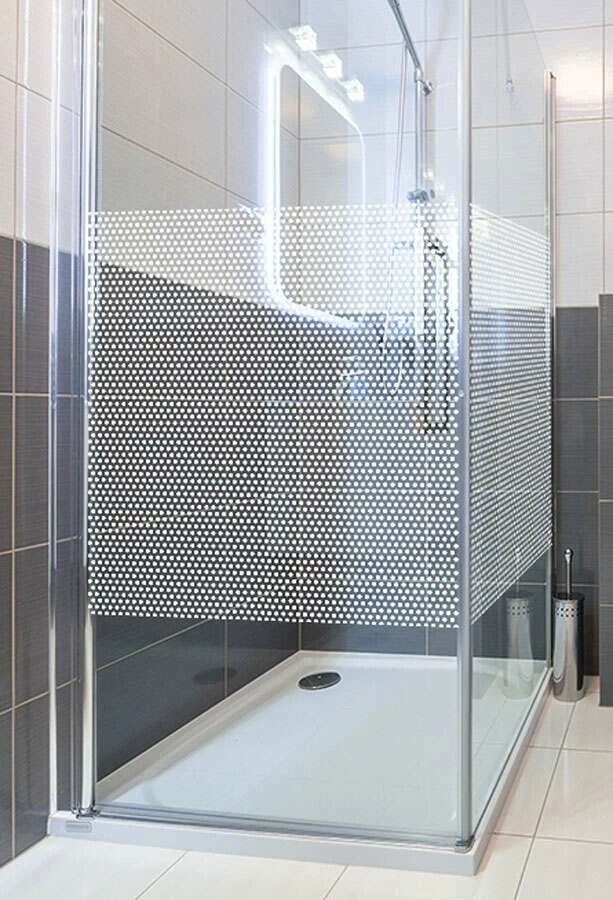 Duschmeister Duschkabinen-Folie Motiv Punkte 60x100 Cm – Bild 2