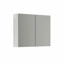 Dansani Spiegelschrank 80 Cm In Dekor Weiß Hochglanz Vormontiert