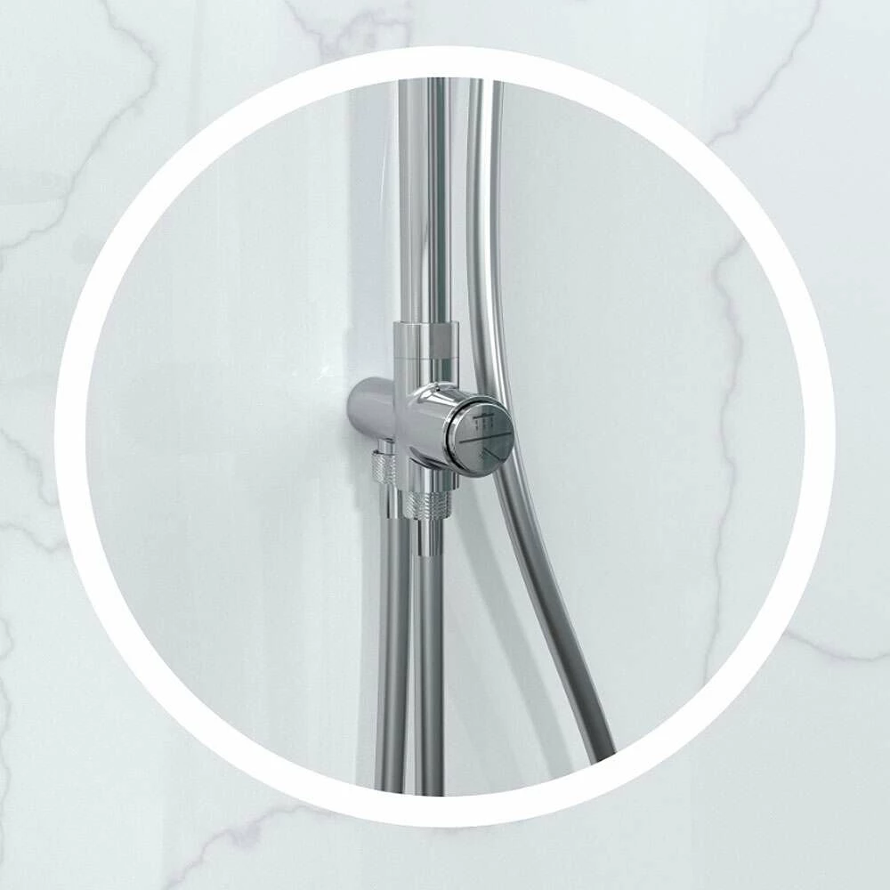 Schütte Überkopfbrauseset Samoa Rain Mit Regendusche Chrom-anthrazit – Bild 4