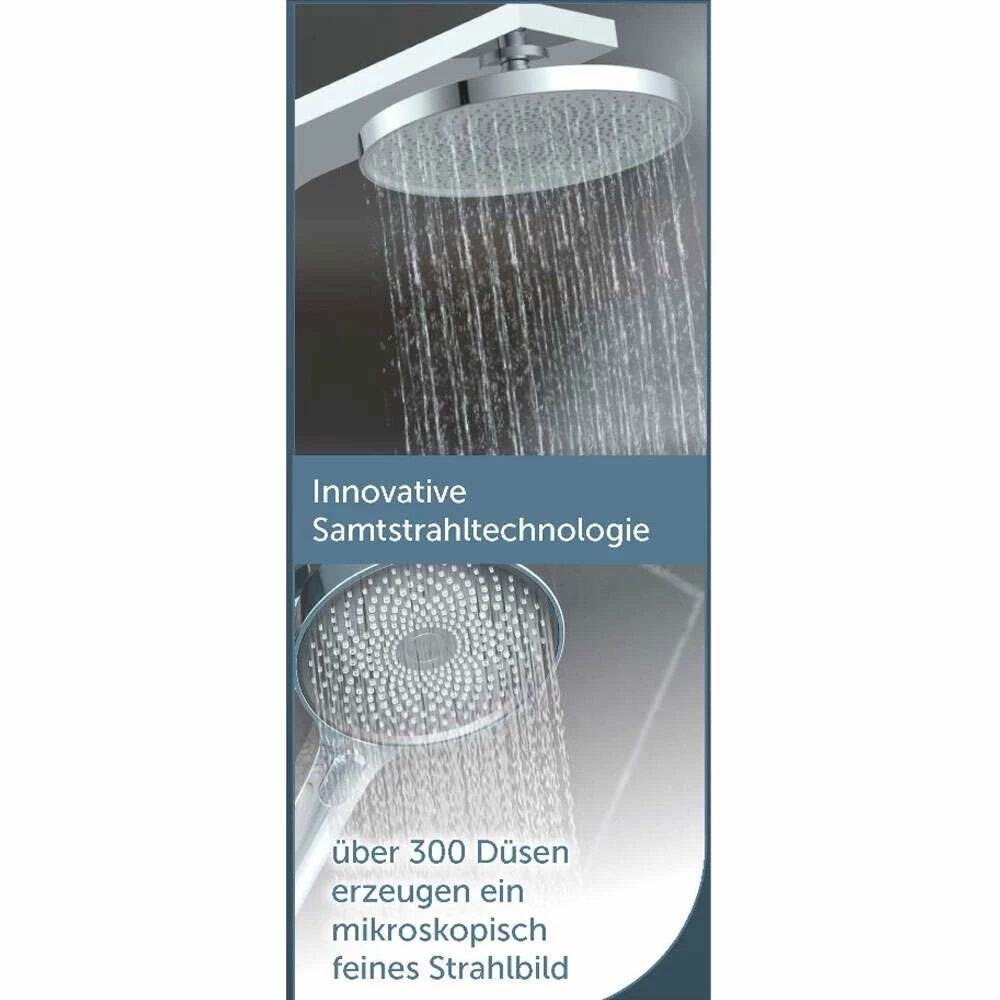 Schütte Überkopfbrauseset Samoa Rain Mit Regendusche Chrom-anthrazit – Bild 9