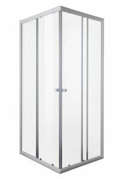 Duschmeister Eckeinstieg Sano 210 Schiebetür Breite Variabel 80-90 H 190