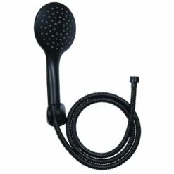 CORNAT Brause-Set NOIR Schwarz Matt Duschkopf Mit Schlauch