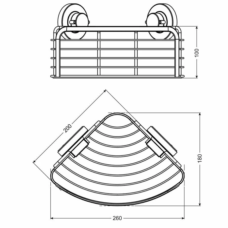 CORNAT 3in1 Eckkorb Einfach 270 – Bild 4