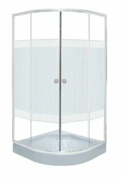 Duschmeister Runddusche Streifenglas 80 Cm Sano 241