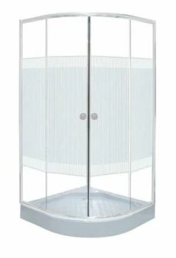 Duschmeister Runddusche Streifenglas 90 Cm Sano 242