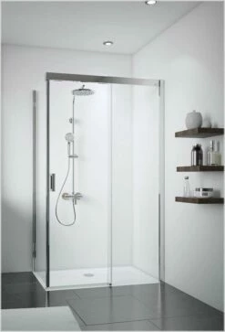 Breuer PANORAMA Schiebetür 2-teilig Für Gleichhohe Seitenwand 8 Mm