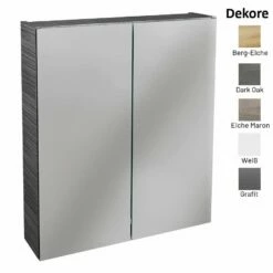 Lanzet Spiegelschrank L0 60 Cm, 2 Türen