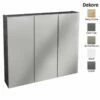 Lanzet Spiegelschrank L0 80 Cm, 3 Türen