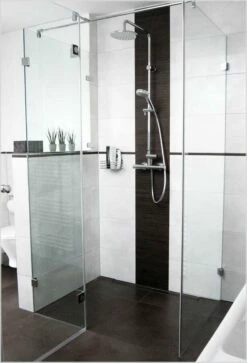 Schulte Davita U-Kabine Mit Drehtür / Pendeltür An Nebenteil 8 Mm