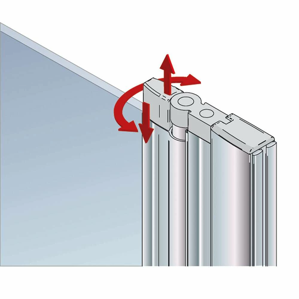 Schulte Alexa Style 2.0 Fünfeckdusche 3-teilig / 4-teilig – Bild 2