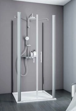 Schulte Alexa Style 2.0 U-Kabine Pendeltür Inklusive Zwei Seitenwände