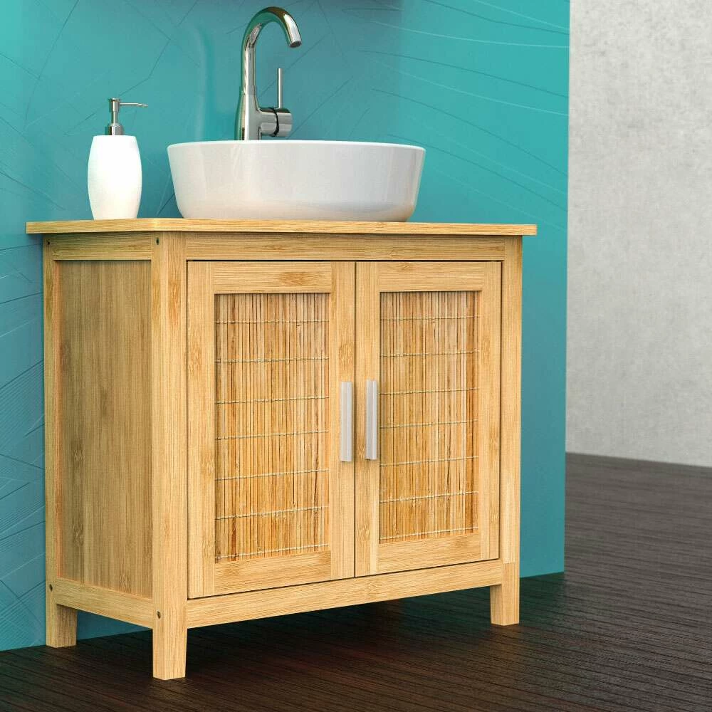 Eisl Bambus Waschtischunterschrank Badschrank – Bild 5