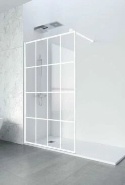 Profiltek FIXED ONE Duschwand 6 Mm Weiß